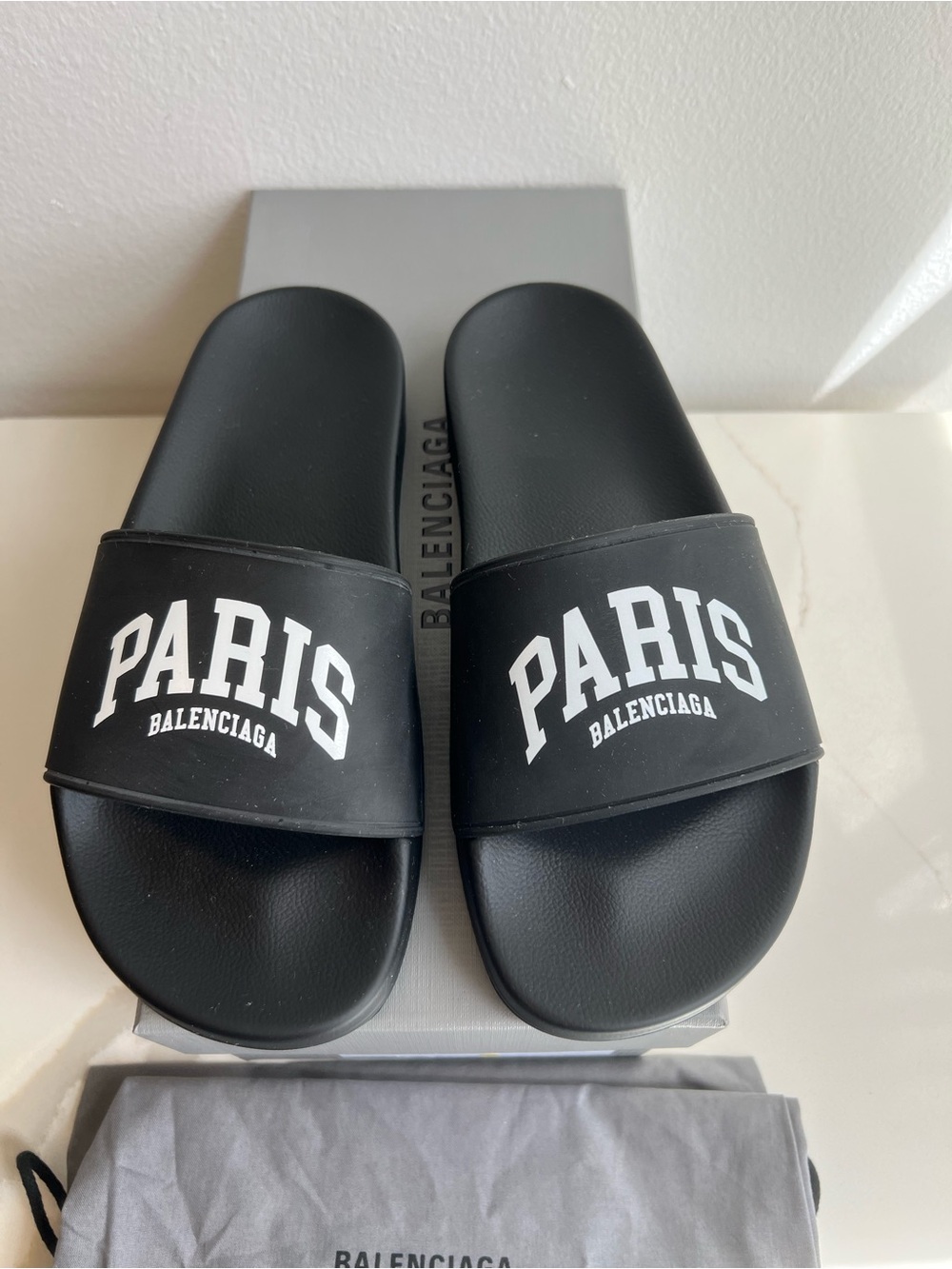 Women’s Balenciaga Pool Slides Made In Italy